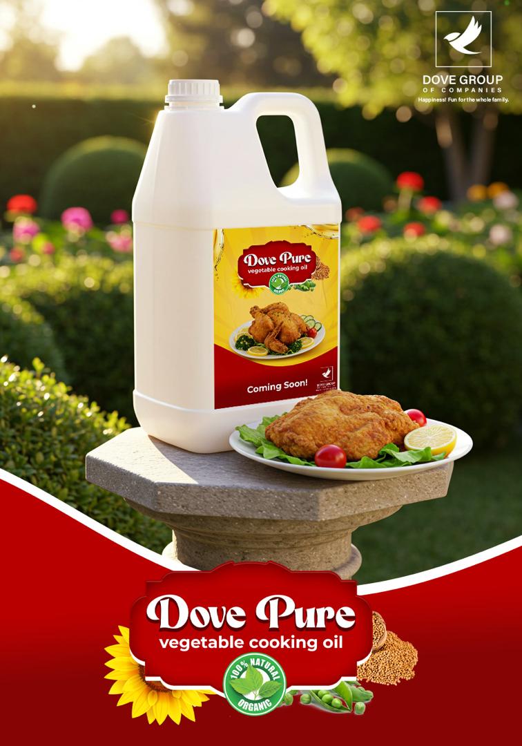 Dove Pure Vegetable Cooking Oil — Coming Soon