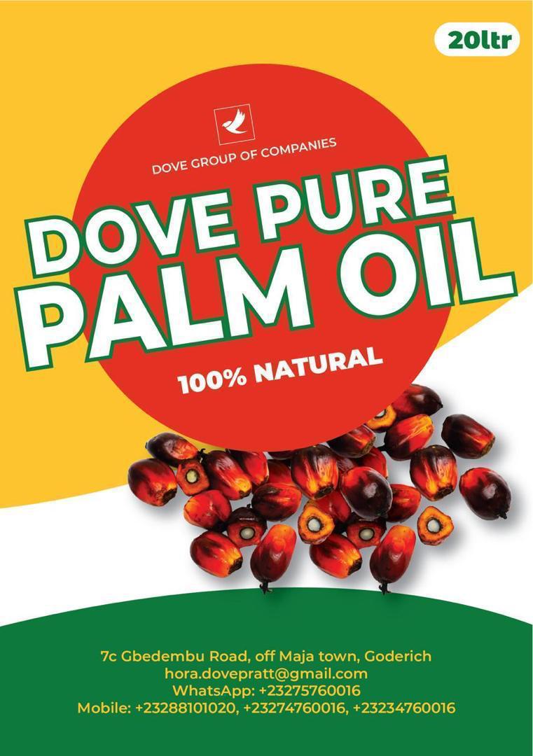 Dove Pure Palm Oil — 100% Natural